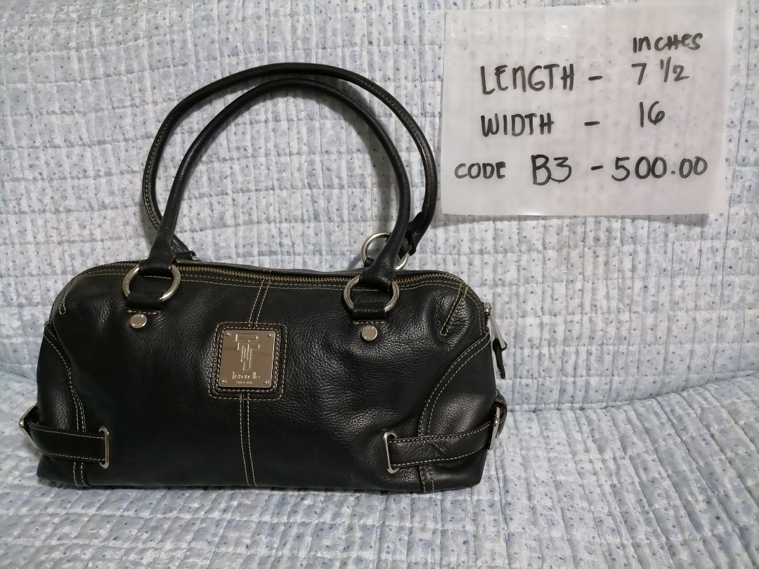 Tignanello Handbag Black Luxury Bags Wallets on Carousell