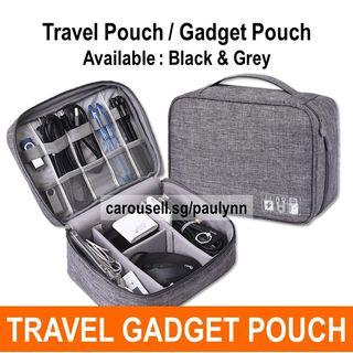 Travel Accessories Pouch Gadget Pouch With Handle And Zipper