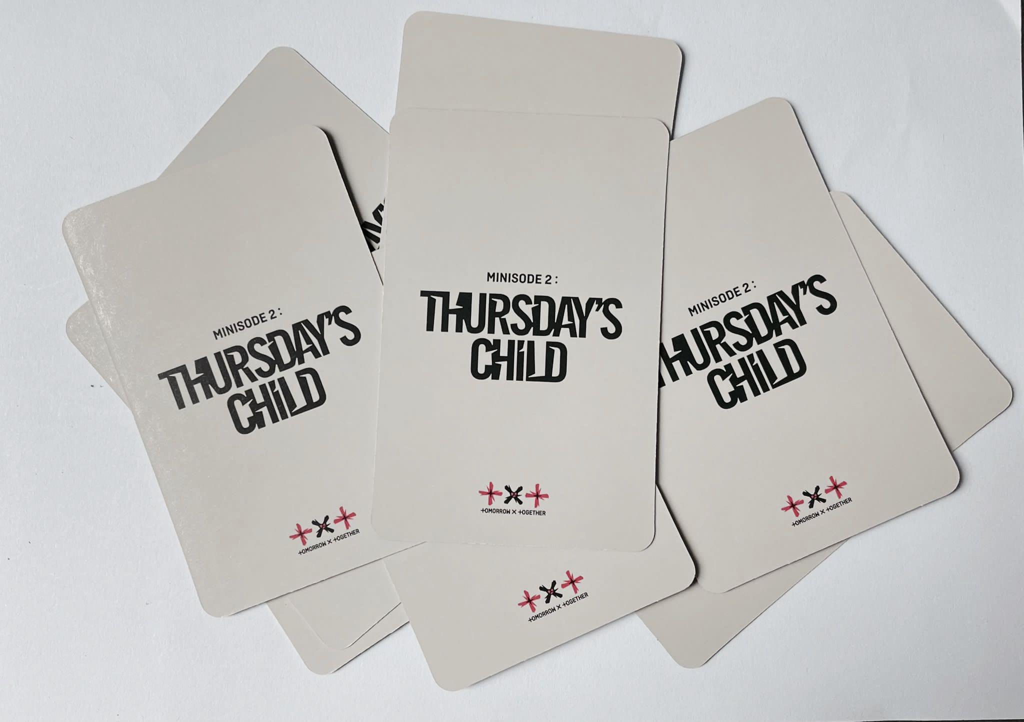 TXT thursday's child 中華 特典トレカ ポラロイド風　第一弾 TXT thursday's child 中華 特典トレカ ポラロイド風第一弾