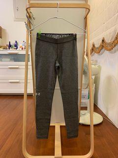 全新 Under Armour 貼身運動褲（S深灰）