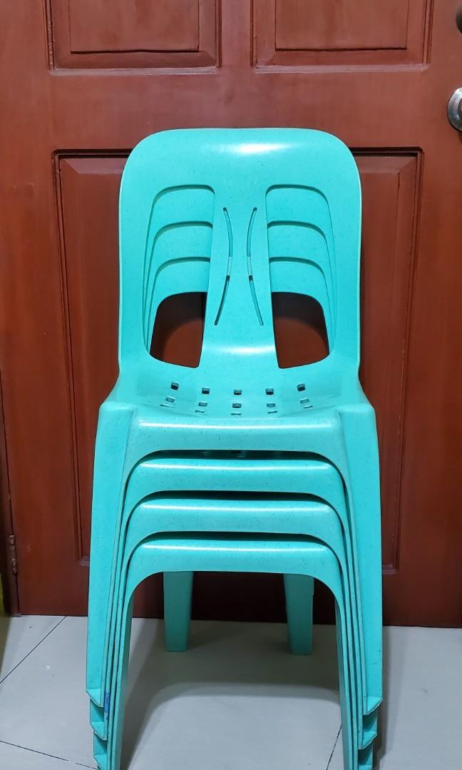 Uratex monoblock cheap chair green