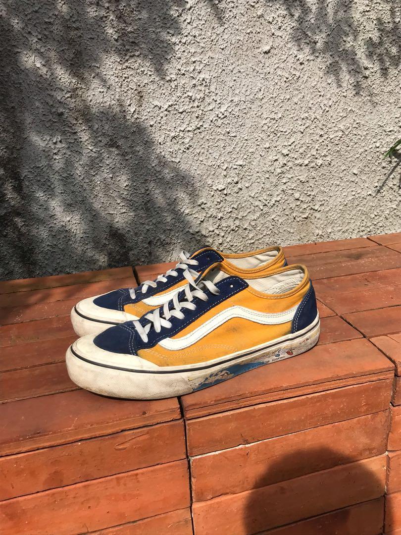 Vans Style 36 Decon Sf Salt Wash Fesyen Pria Sepatu Lainnya di