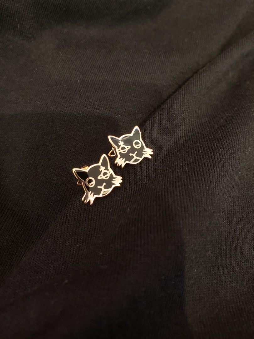 Vivienne westwood outlet cat earrings
