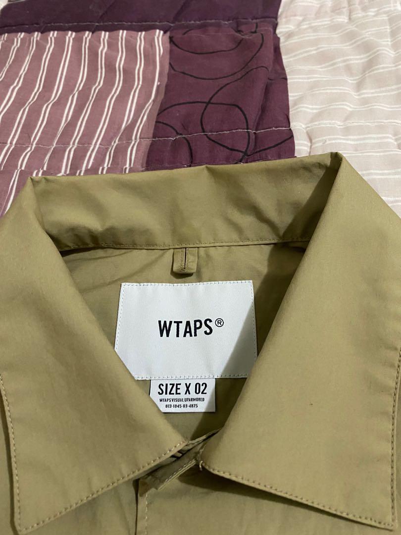 Wtaps 21ss deck ss cotton 襯衫 卡其M號