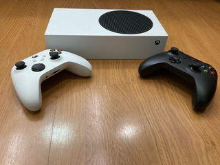 Xbox Series S with 2 controllers