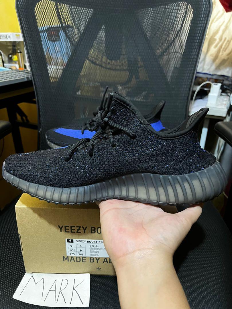 Yeezy Boost 350 v2 Dazzling Blue, Men's Fashion, Footwear ...