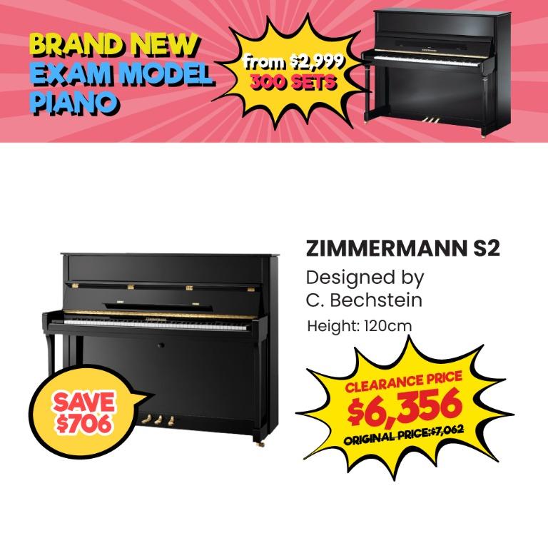 Zimmermann S2 Piano BRAND NEW Final Warehouse Clearance SALE, Hobbies