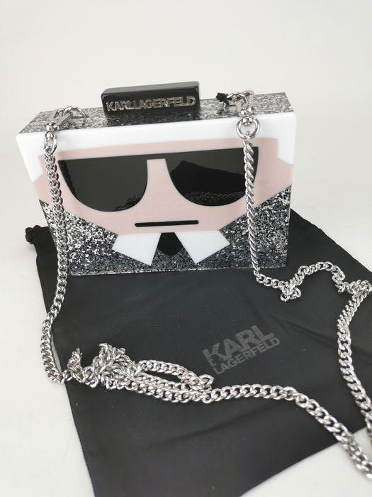 100% Authentic Karl Lagerfeld Laptop Sleeve Clutch, Luxury, Bags & Wallets  on Carousell