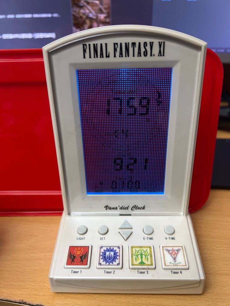 FINAL FANTASY XI Vana’diel Clock Found my old Vanadiel clock. : r/ffxi