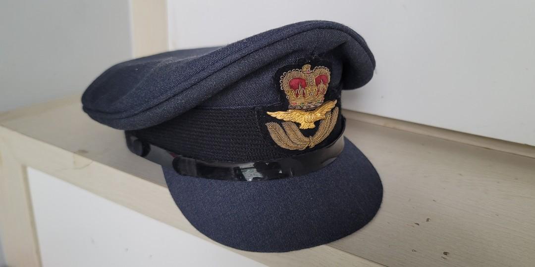 英國皇家空軍軍帽 航空青年團官帽合用 興趣及遊戲 收藏品及紀念品 古董收藏 Carousell