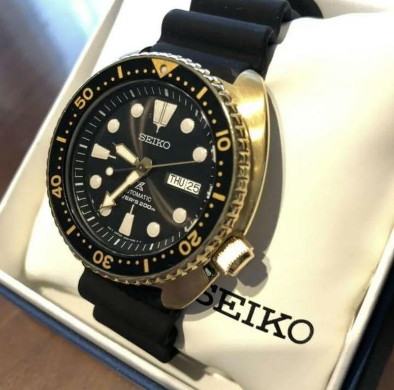 2022 100 Seiko Prospex Gold tone Turtle Regional Exclusive SRPC44 SRPC44K1 SRPC44P9 US Exclusive