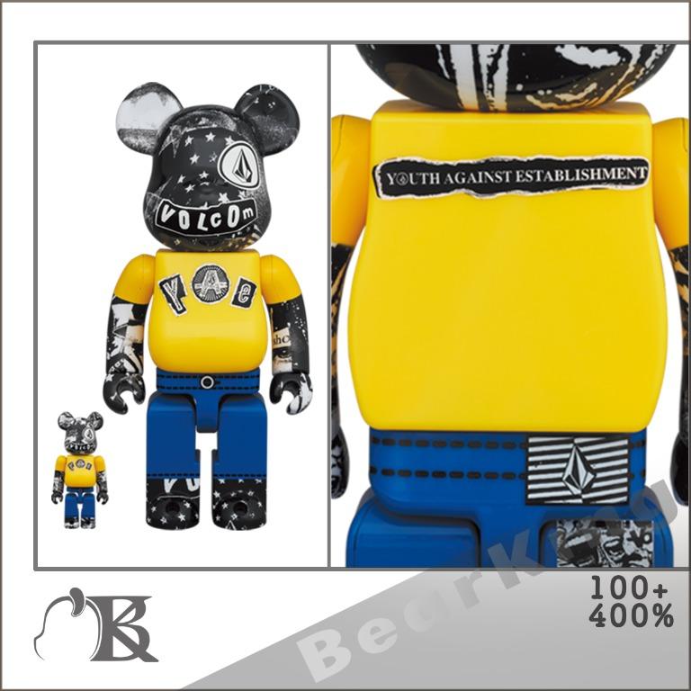 🥈 現貨📦 全新Brand New Bearbrick Be@rbrick BearKingHK VOLCOM 30TH