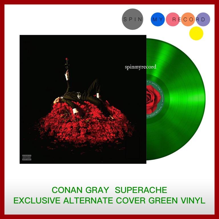 預訂] Conan Gray Superache Exclusive Alternate Cover Green Vinyl 限定封面綠色膠, 預購-  Carousell