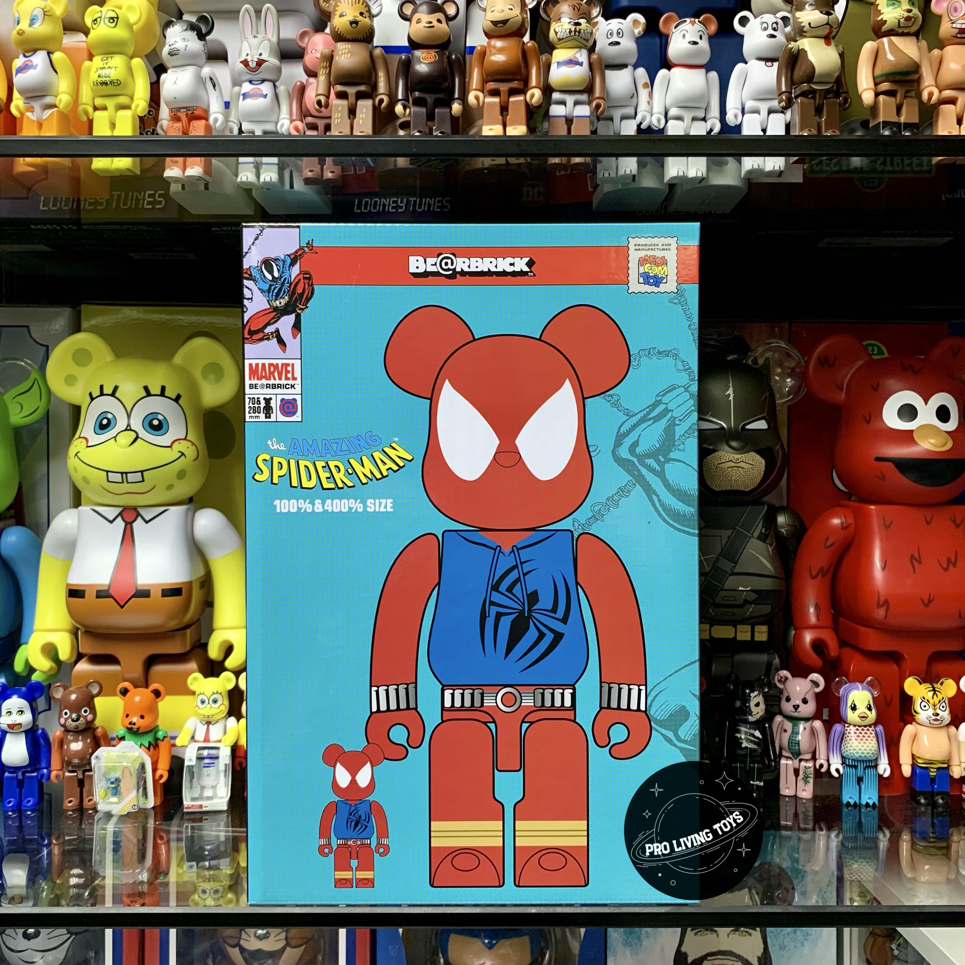 BE@RBRICK SCARLET SPIDER 100% \u0026 400% | gulatilaw.com
