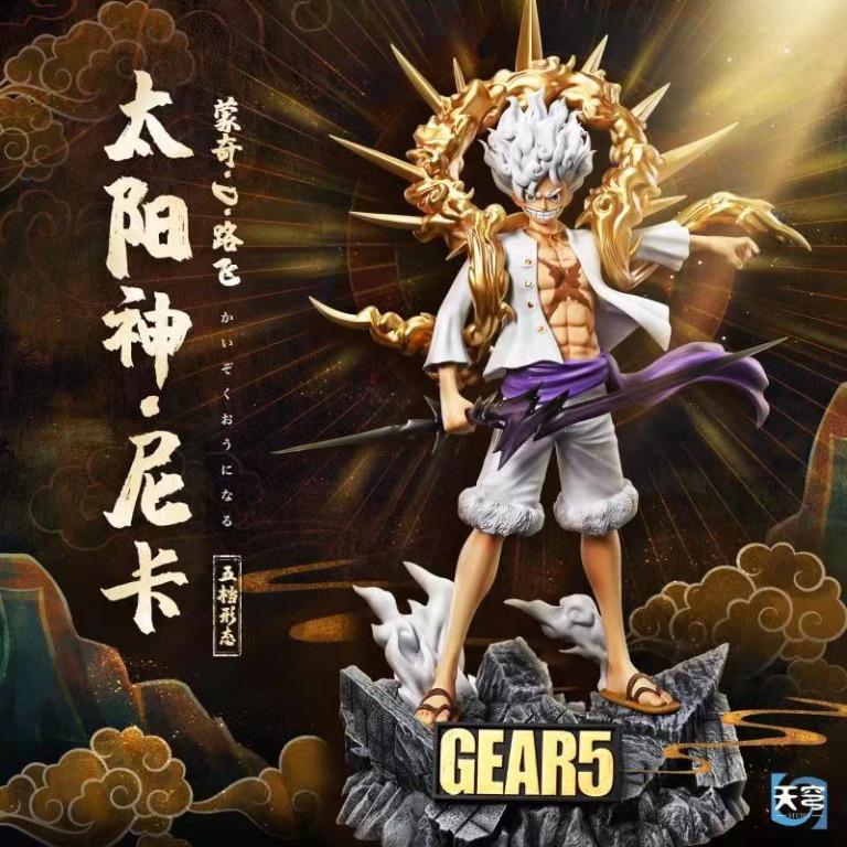 Po One Piece Tian Qiong Studio Luffy Sun God Nika Gear 5 Figure Statue Hobbies Toys Toys Games On Carousell