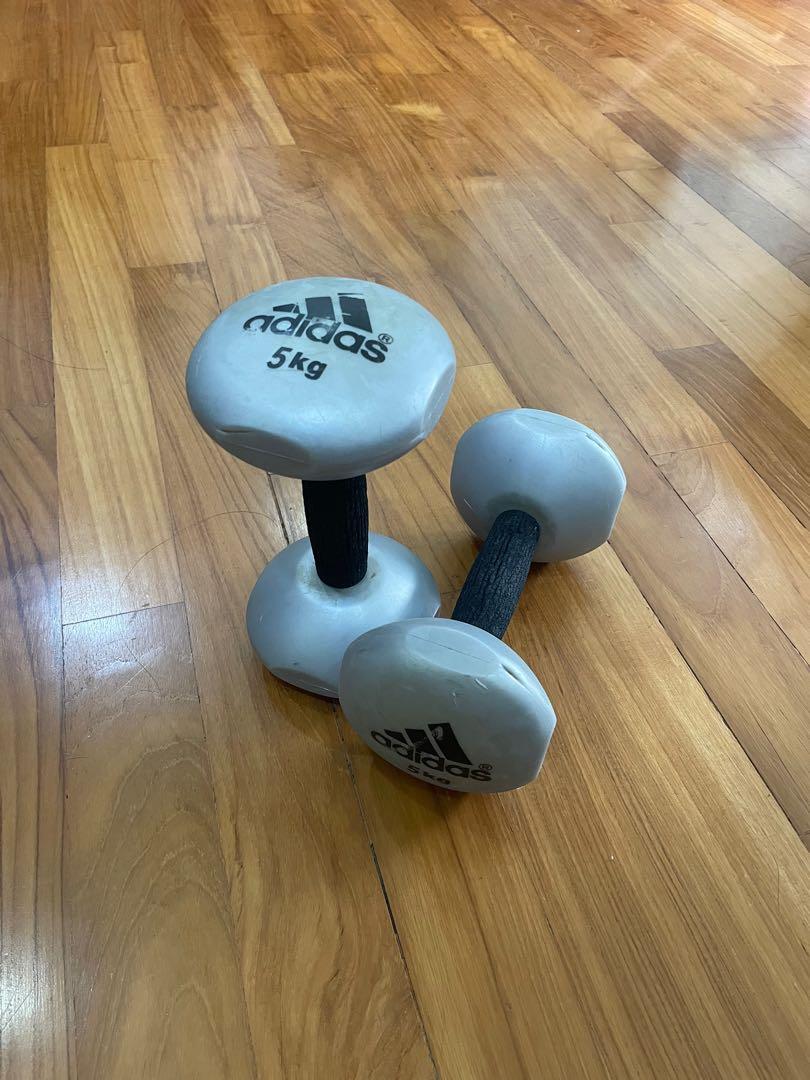 Adidas 5KG Dumbbell Sports Equipment Exercise Fitness Weights
