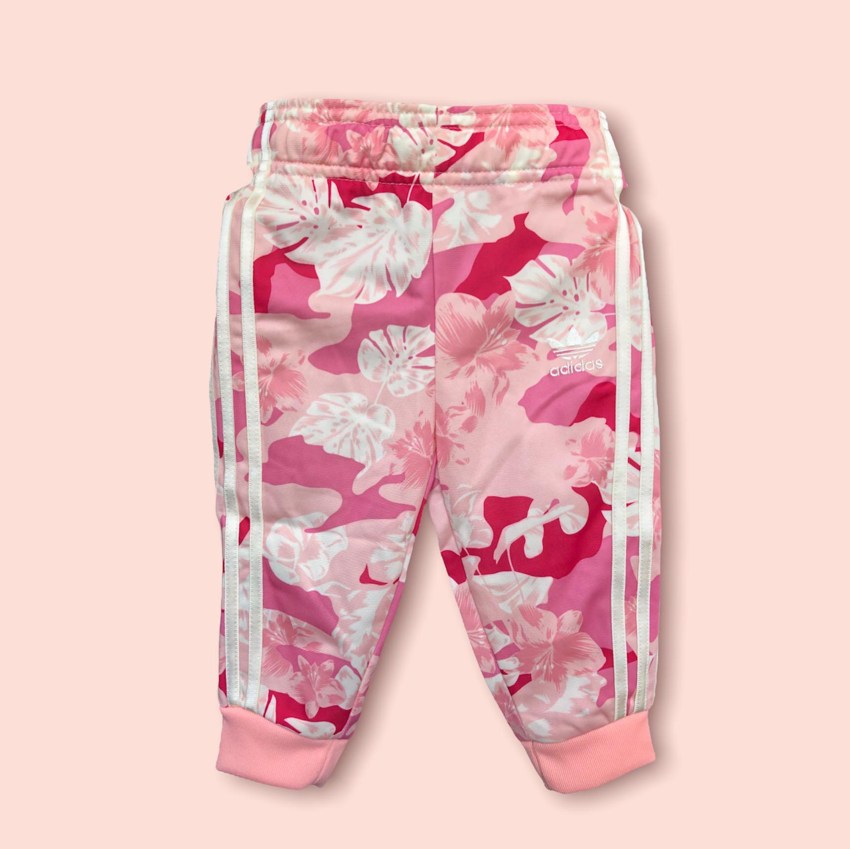 Adidas Pink Track Suit Jacket & Pants, Babies & Kids, Babies & Kids
