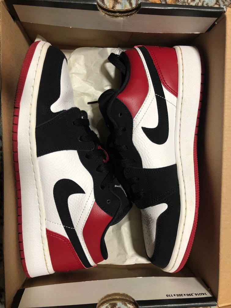 Air jordan 1 low black toe 2019, Men's Fashion, Footwear, Sneakers on ...