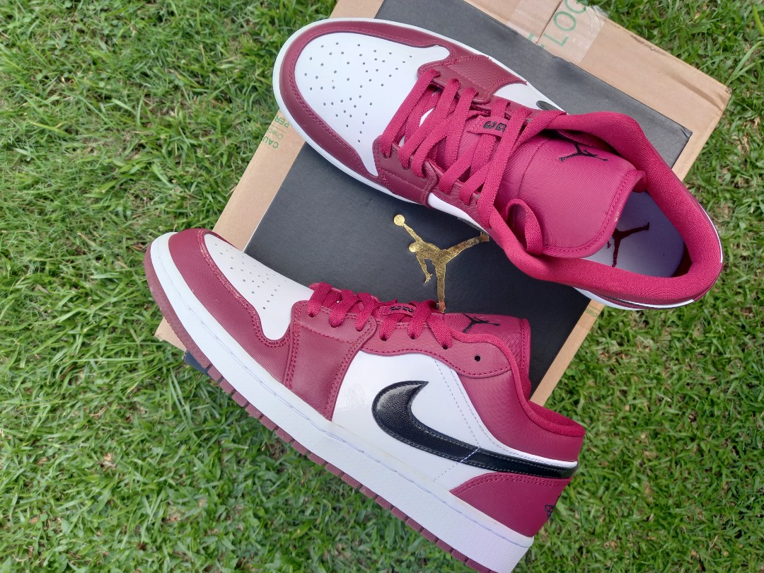 Air Jordan 1 Low Noble Red, Men's Fashion, Footwear, Sneakers on Carousell
