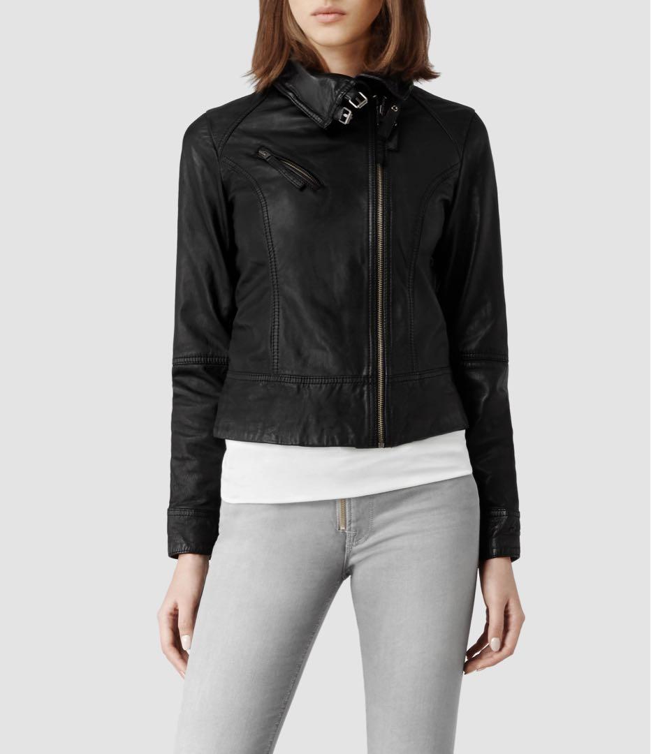 All saints belvedere leather jacket sale