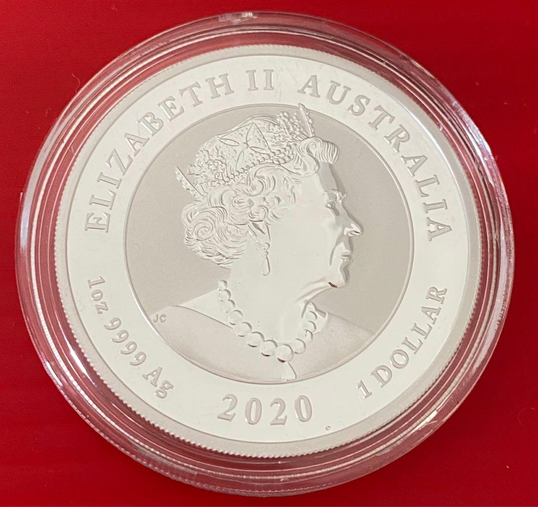 Australia. 1 Dollar 2020 Australian Silver Quokka Colorized - 1 oz fine ...