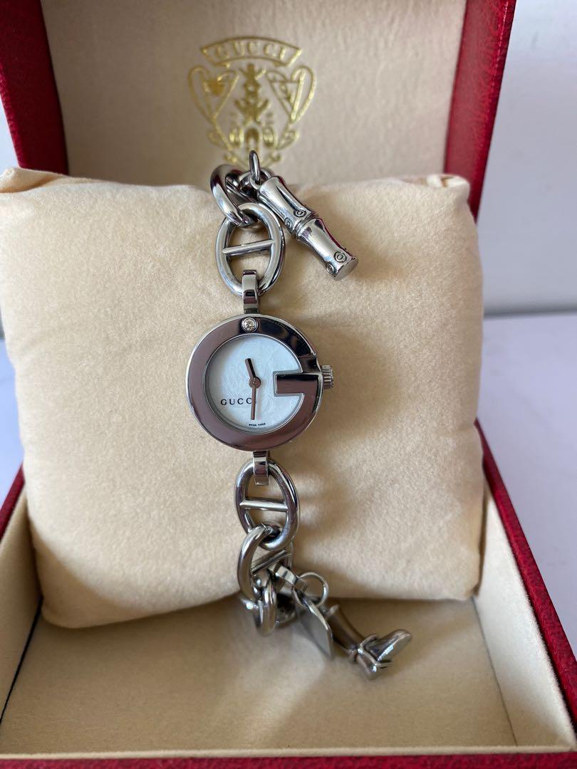 Gucci charm watch deals