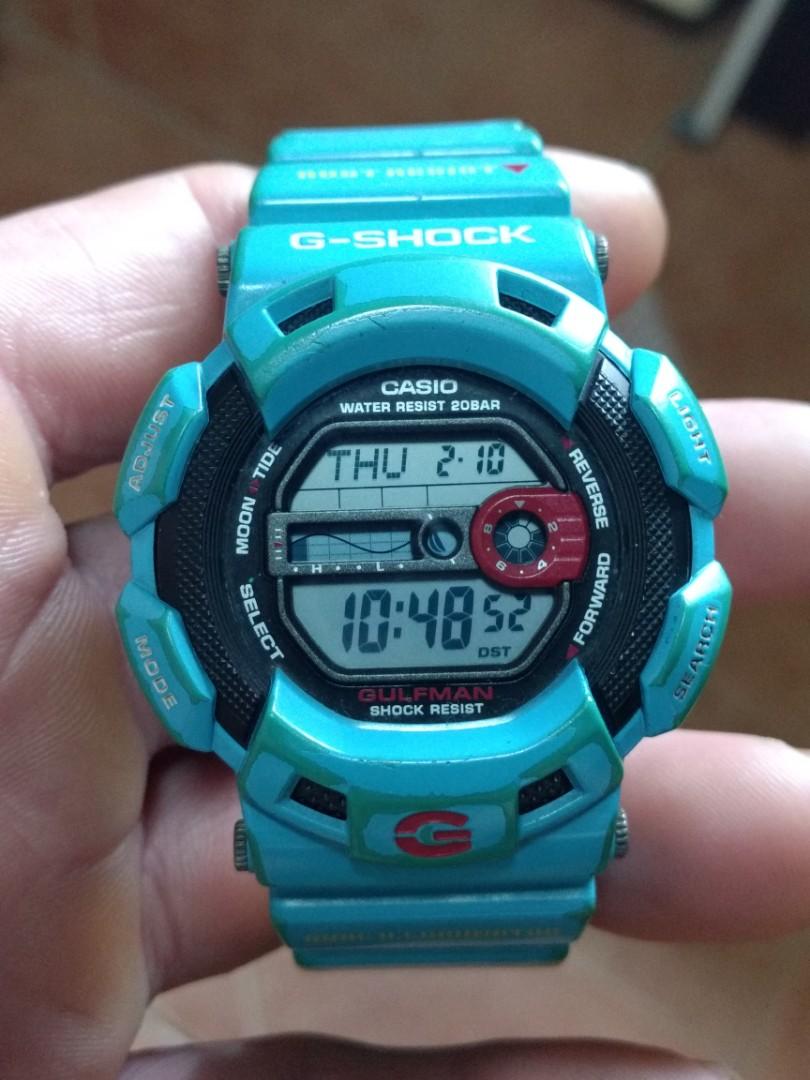 G shock gulfman blue on sale