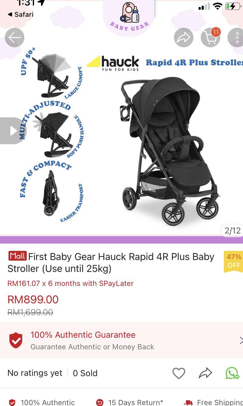 Hauck baby strollers hot sale