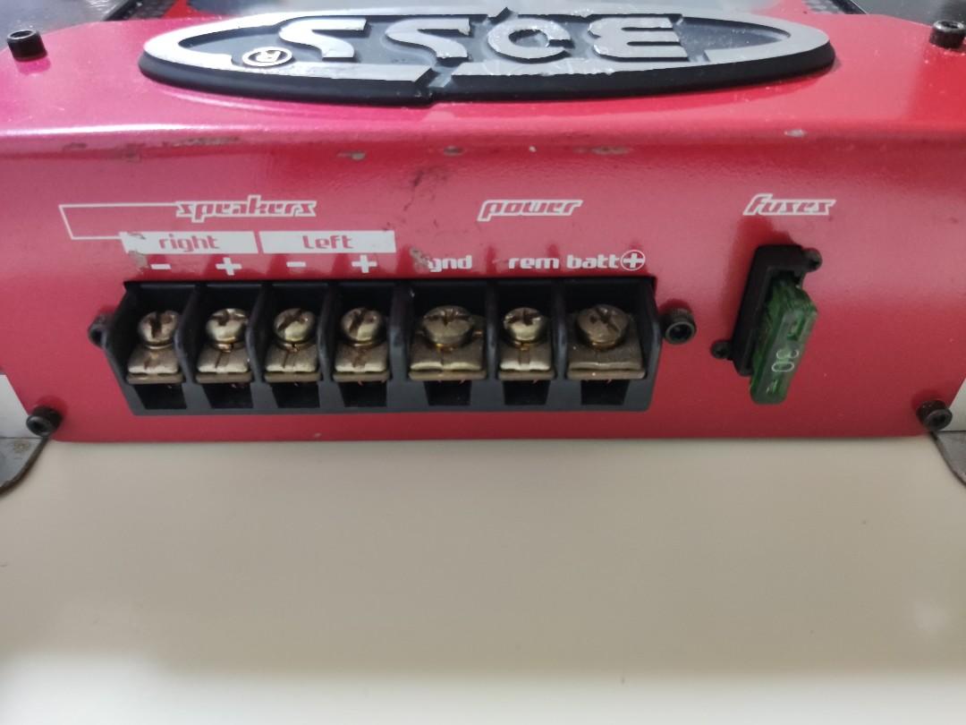 Boss REV635 2 channel car amplifier 600watts, Audio, Soundbars, Speakers & Amplifiers on Carousell