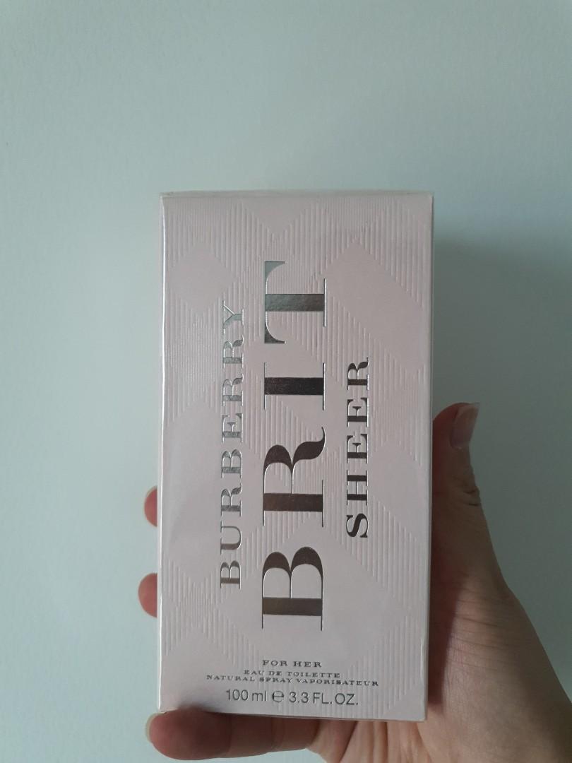 Burberry brit sheer or rhythm sales