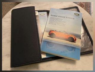 Brand New Range Rover Evoque Manual and keychain