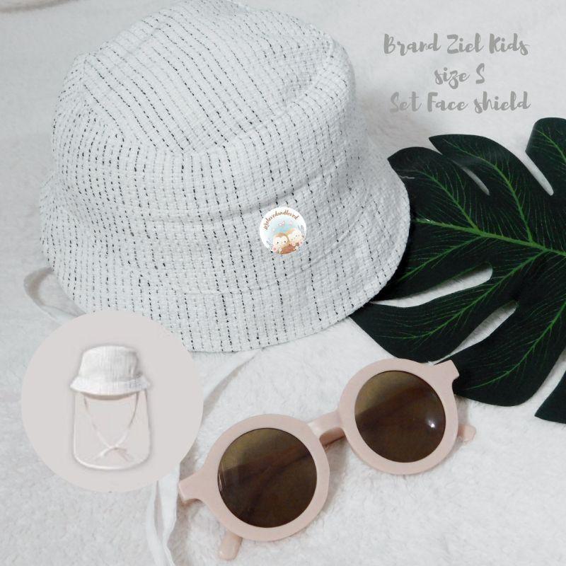 Bucket hat set face shield brand 