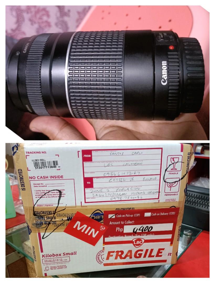 Canon 75 300mm Lens Photography Lens Kits On Carousell