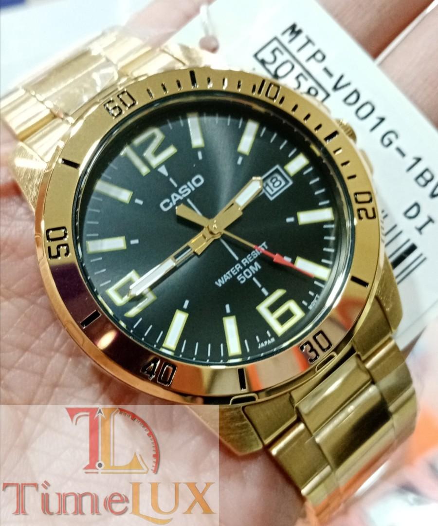Casio mtp shop vd01 gold