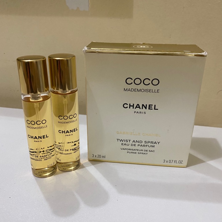 Chanel coco mademoiselle refill 20ml for spray 2025 purse