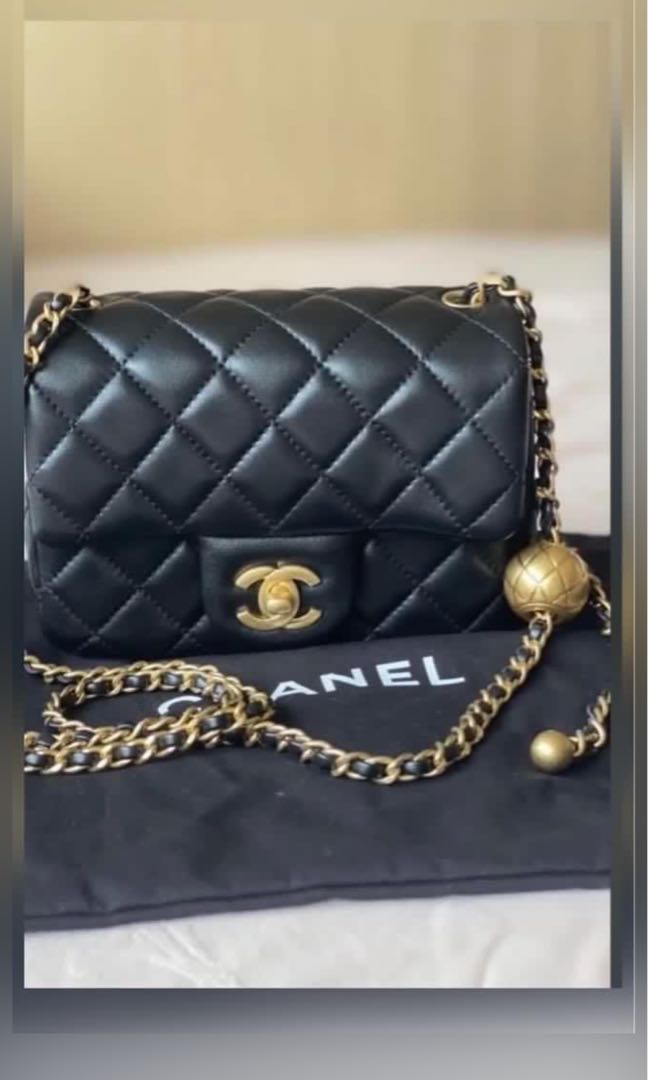 Chanel pearl sling bag store