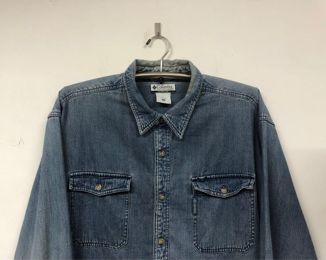 COLUMBIA DENIM JACKET SIZE L
