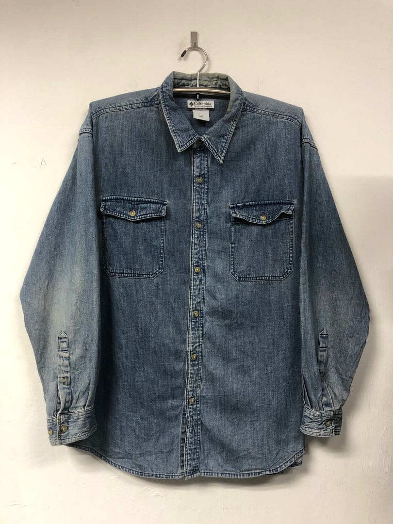 Columbia denim jacket new arrivals