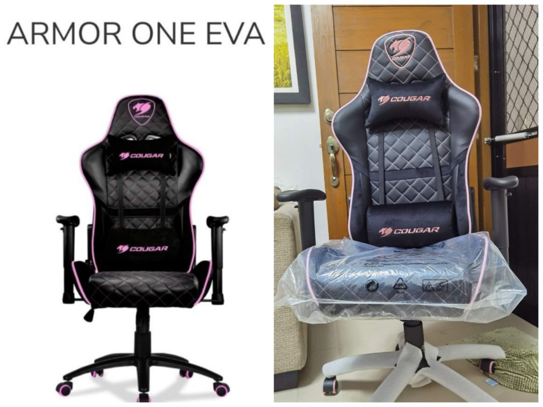 Cougar armor one hotsell eva pink gaming chair