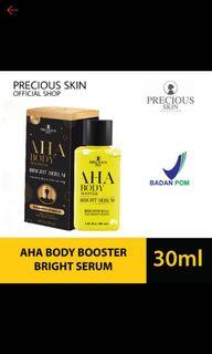 (DAPAT 3pcs) Precious Skin AHA Mimi Brightening & Whitening Booster Body Serum / Serum Pemutih / Body Booster 30ml