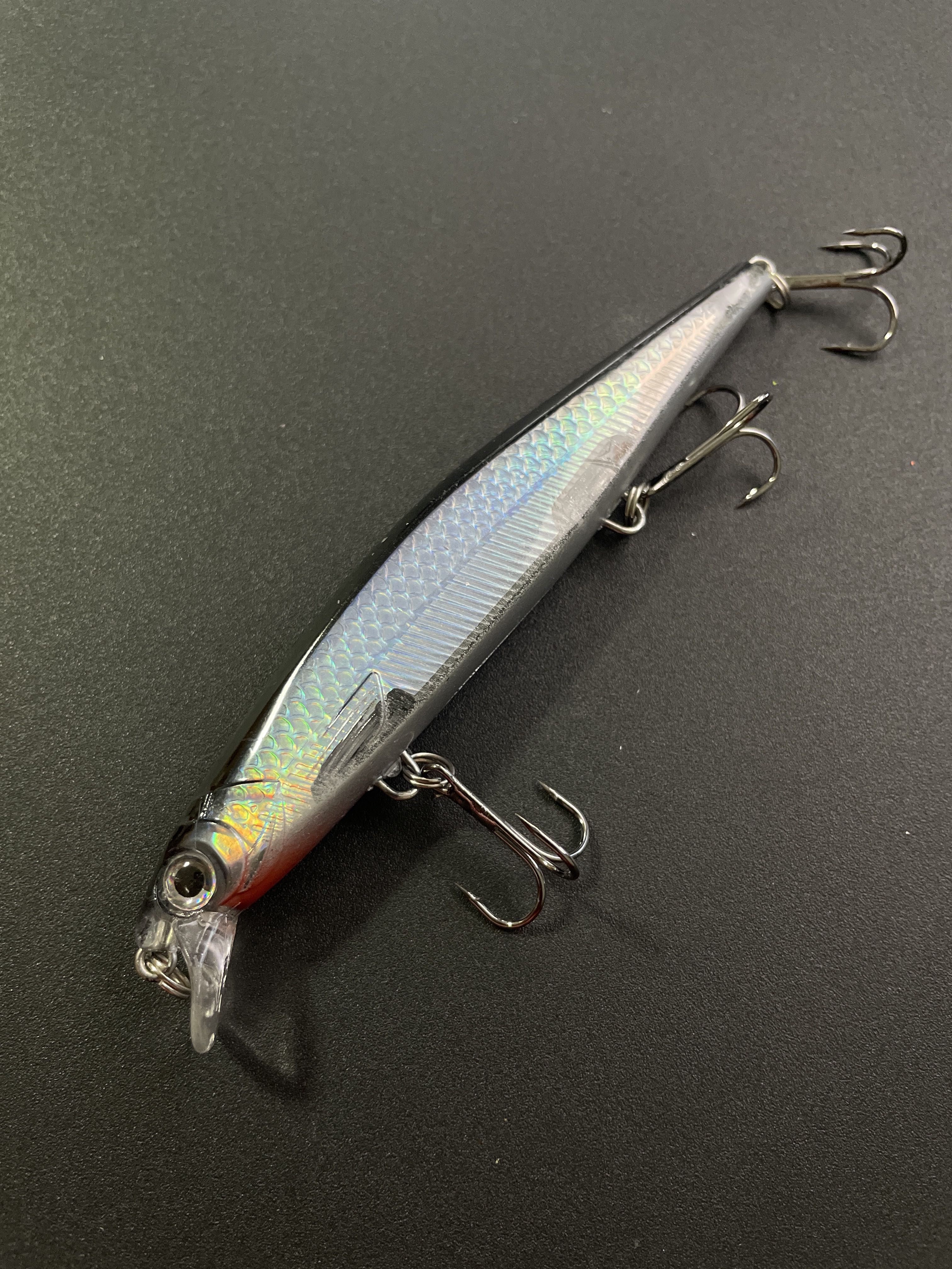 Dark Shad 110 Fishing Lure (daiwa shimano bone reel rod), Sports Equipment,  Fishing on Carousell