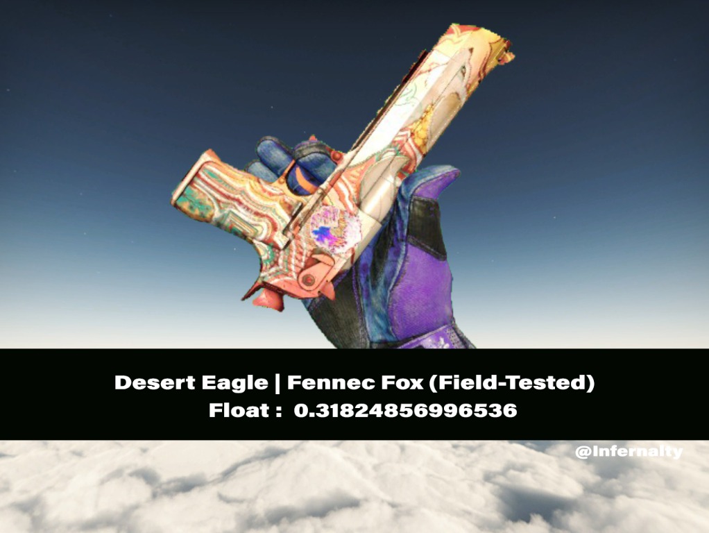 Desert Eagle Fennec Fox FT CSGO SKINS KNIVES, Video Gaming, Gaming