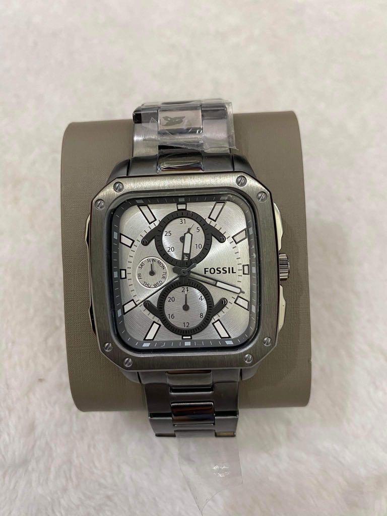 Fossil square watch mens discount
