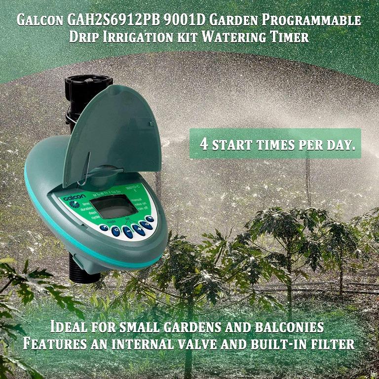 Galcon Garden Programmable Drip Irrigation kit Watering Timer for Hose ...