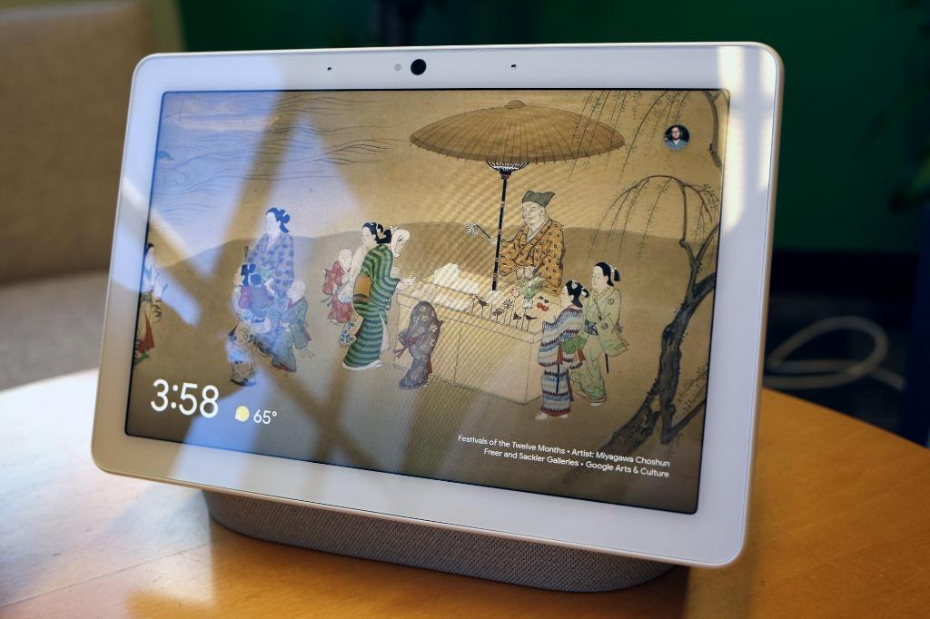 GOOGLE NEST HUB MAX SMART HOME ASSISTANT large 10 inch screen