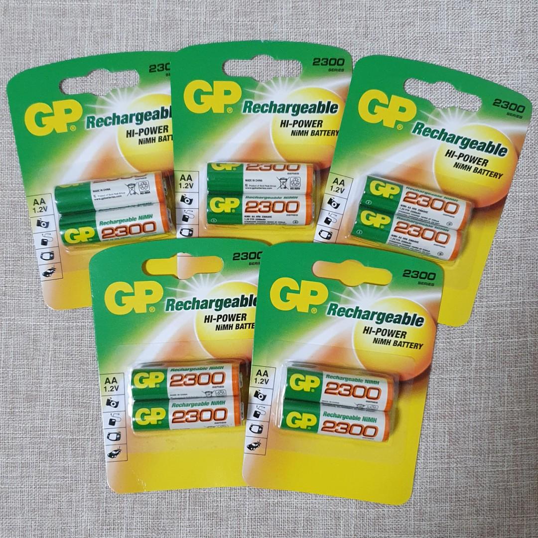 GP Rechargeable Hi-Power NIMH Batteries, Babies & Kids, Infant Playtime ...