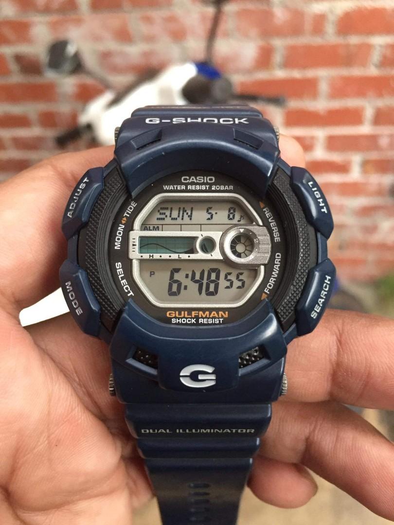 G shock G 9100 GULFMAN Tide Graph Men s Fashion Watches Accessories Watches on Carousell