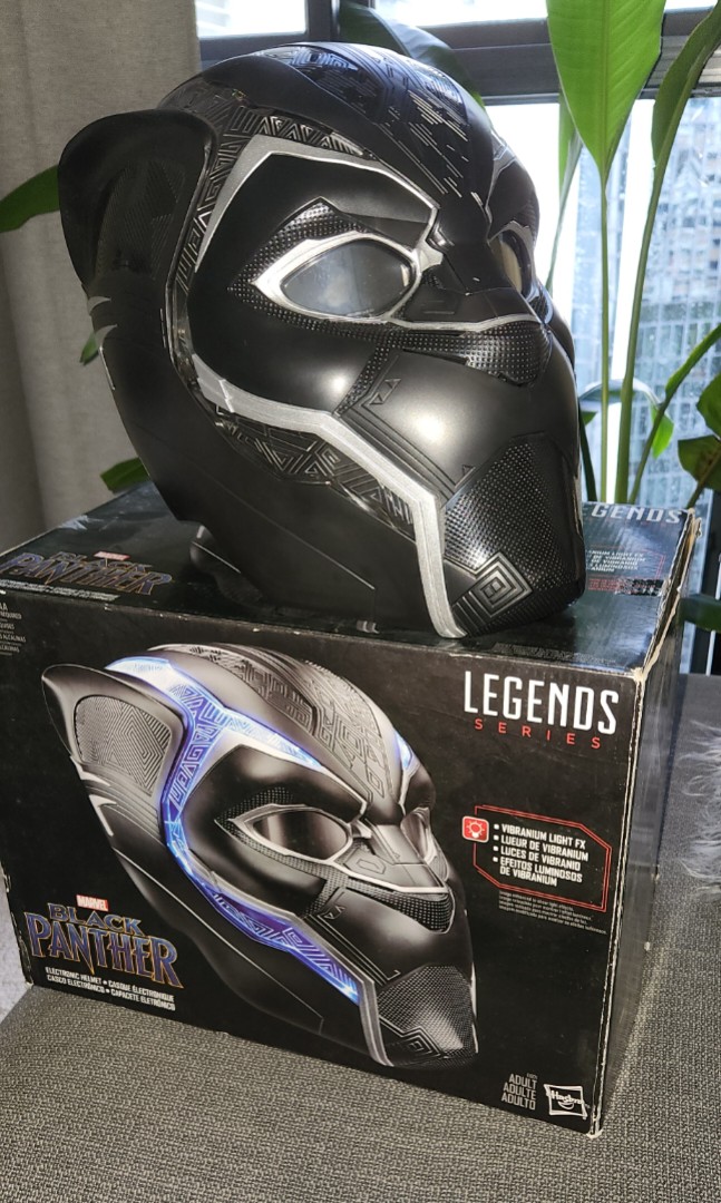 Hasbro black panther helmet on sale