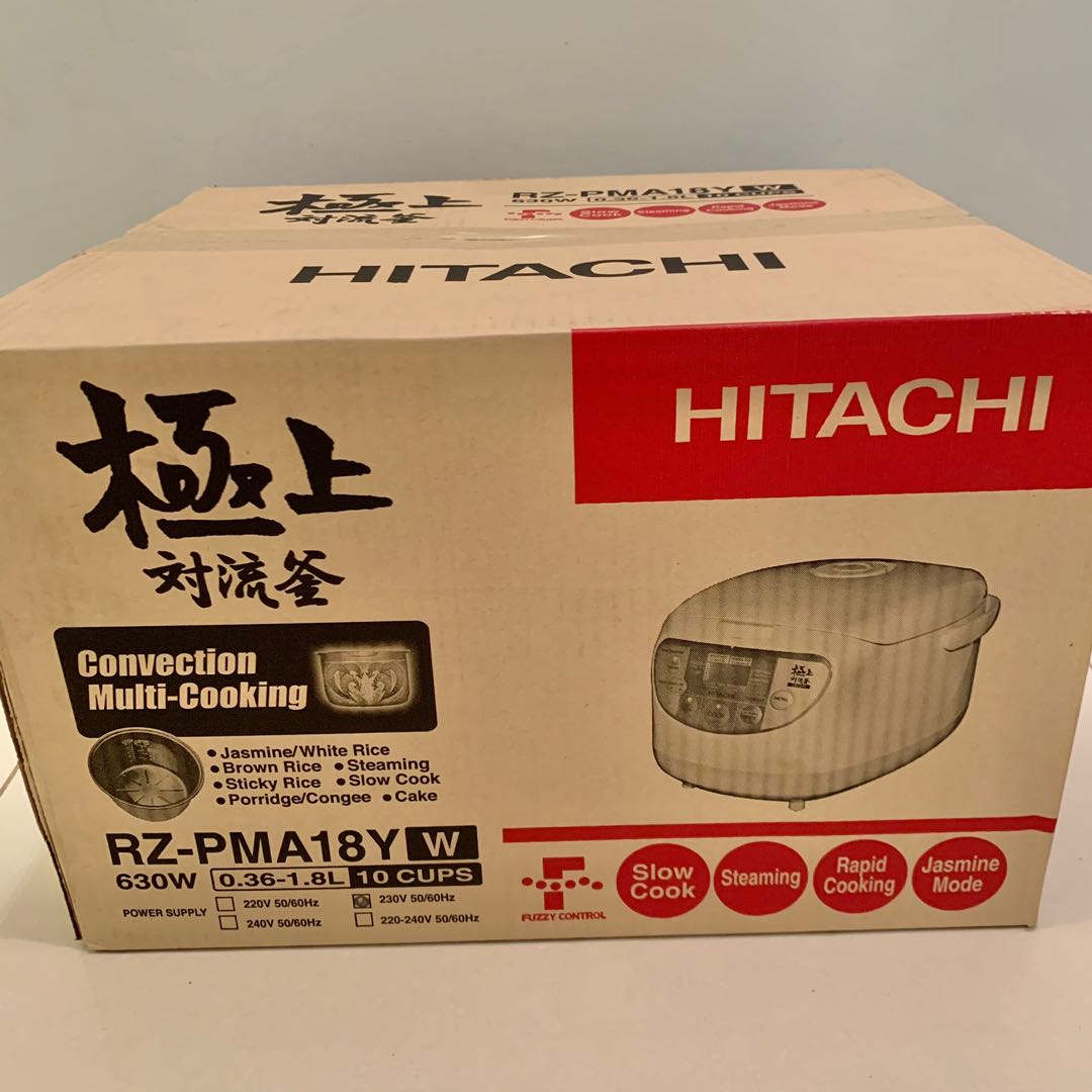 HITACHI Rice Cooker 1.8L 10 Cups, TV & Home Appliances, Kitchen