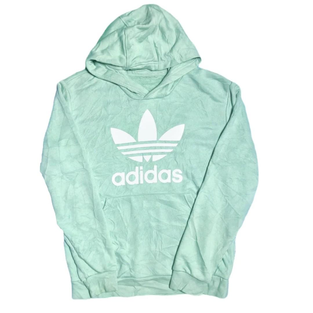 Hoodie Adidas Trefoil Fesyen Wanita Pakaian Wanita Baju Luaran